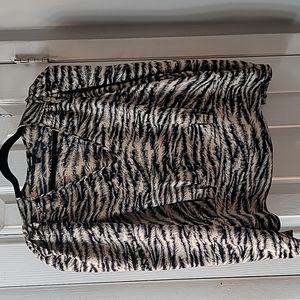 Express XL animal print V-neck blouse